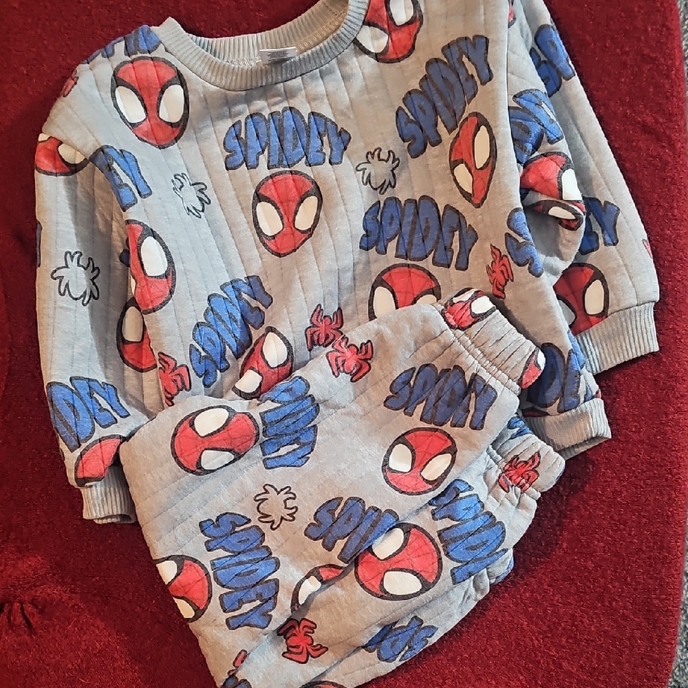 Marvel Gray and Red Spidey Shirt